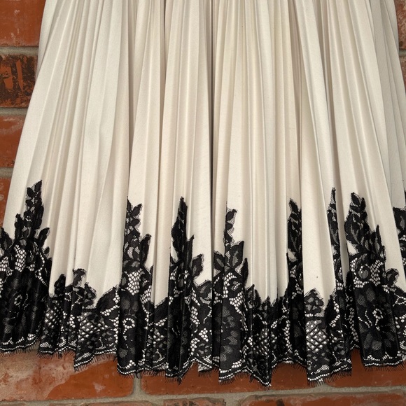 Robert Rodriguez Strapless Lace Appliqué Dress - Picture 4 of 8